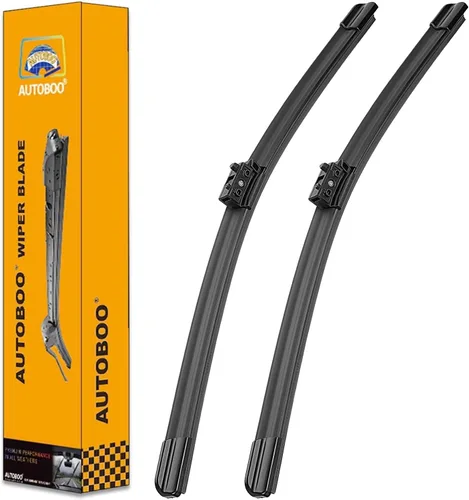 Vista 21 de AUTOBOO Limpiaparabrisas de repuesto de 13 + 13 pulgadas para limpiaparabrisas delantero Jeep Wrangler TJ 1997 1998 1999 2000 2001 2002 2003 2004
