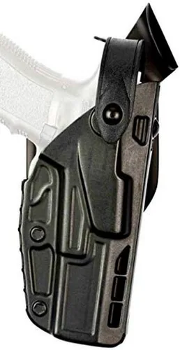 Vista 17 de Safariland 7360 7TS ALS/SLS Mid-Ride Duty Rated Level III Retention Holster