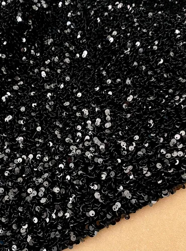 Vista 7 de Tela de terciopelo de lentejuelas suave y elástica con lentejuelas brillantes, perfecta para costura, disfraces, tapicería y decoración de Navidad