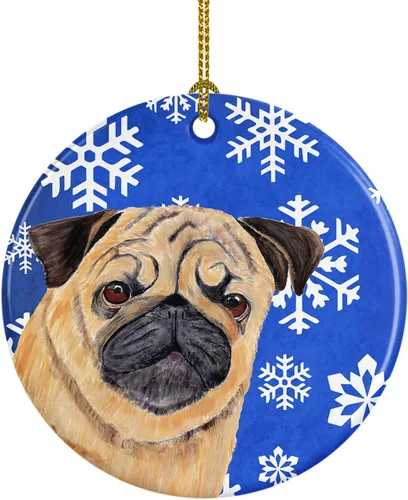 Vista 272 de Caroline's Treasures Cavalier Spaniel - Adorno de cerámica para colgar en el árbol de Navidad, para el hogar, Navidad, fiestas, regalo, 3 pulgadas