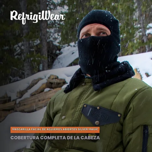 Vista 2 de RefrigiWear Pasamontañas Magic Silver Magic Open Hole Máscara de esquí