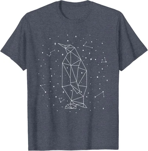 Vista 81 de Sternbild Penguin Constellation Emperor Sea Bird Penguin Camiseta Negro
