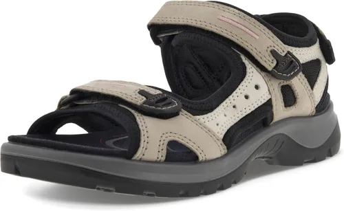 Vista 40 de ECCO Yucatan, sandalia deportiva para mujer Aire/Nubuck azul polvoriento