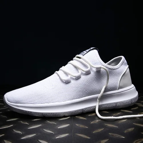 Vista 5 de KEEZMZ - Zapatos deportivos modernos y transpirables para hombres, zapatos ligeros para correr de malla, con una suela suave, estilo casual