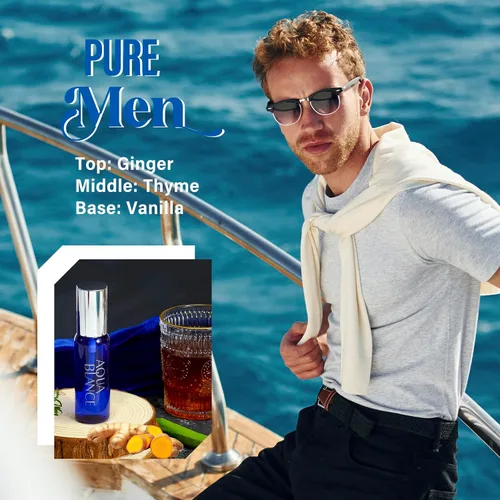 Vista 2 de AQUA BLANCE Spray Corporal Para Hombres, 2.1 Fl Oz/60 ML, Set de 3 Piezas de Tamaño de Viaje