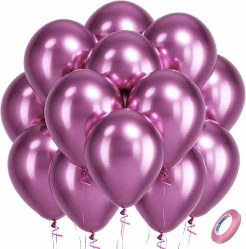 Vista 217 de Bezente Globos Naranjas de Látex para Fiestas - Paquete de 150 Globos de Helio Naranjas Mate Pequeños de 5 Pulgadas para Decoraciones de Fiestas