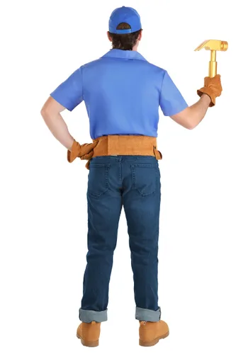 Vista 3 de Disfraz de Hombre Disney Fix It Felix de Wreck It Ralph Multicolor