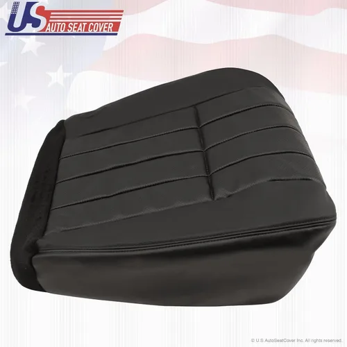 Vista 6 de 2006 F250 para Harley-Davidson pasajero parte inferior perforada cubierta de asiento de cuero negro