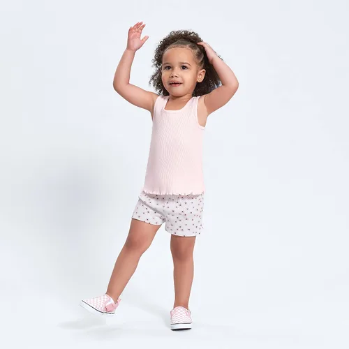 Vista 5 de Gerber Paquete de 3 camisetas sin mangas para niñas