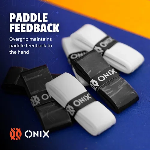Vista 2 de Onix Overgrip de paleta de pickleball — Blanco