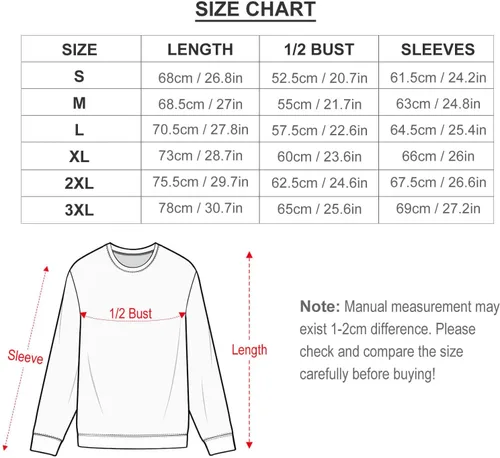 Vista 5 de Hail Satan Baphomet Goat Long Sleeve Sweatshirt Casual Crewneck Pullover Sweater Jumper Tops for Women Men