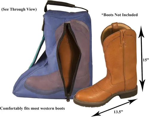 Vista 3 de Tahoe Bolsas de transporte acolchadas de 3 capas para botas occidentales