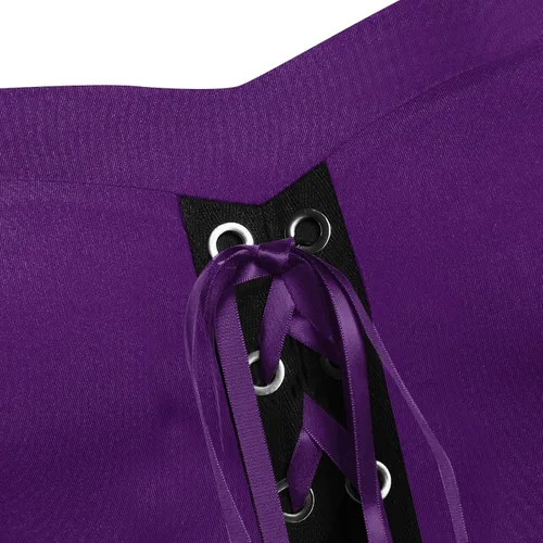 Vista 3 de Kenvina Disfraz de cosplay renacentista para mujer, conjunto bohemio gótico de cintura alta, vestido de Halloween, vestido medieval irlandés sobre