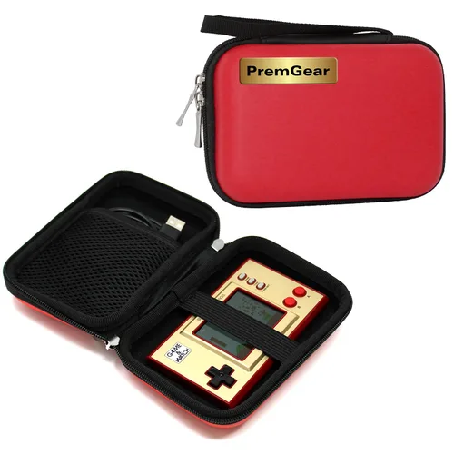 Vista 5 de Nintendo Super Mario Bros Game and Watch Handheld Game System Bundled with PremGear Carrying Case GameWatch Skin Voucher 6ft USB Charging Cable