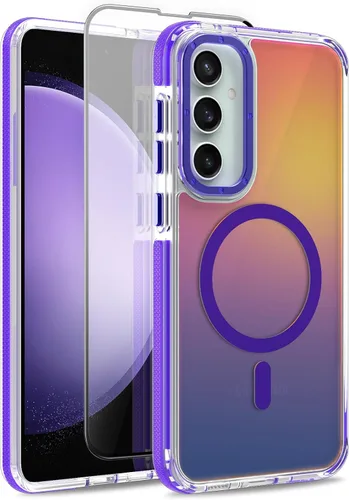 Vista 15 de Funda magnética para Google Pixel 10 Pro XL [compatible con Magsafe] [bonito diseño fluorescente de moda] a prueba de golpes, delgada, translúcida