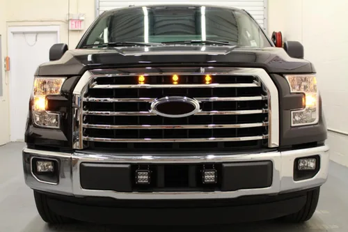 Vista 7 de Juego de luces ledes de rejilla Starkey Products, color ámbar, estilo Raptor, para Ford F-150