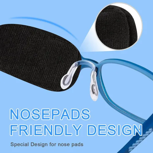 Vista 4 de Paquete de 4 parches para ojos para niños, niñas, niños, parche para ojos derecho e izquierdo para anteojos, parche para ojos perezosos para niños