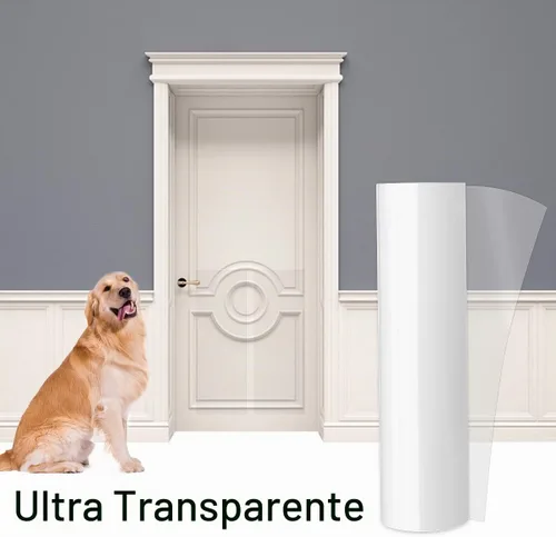 Vista 8 de KEBE Protector de arañazos para puerta, protege la pared de tus muebles con una cubierta transparente de alta calidad resistente para arañazos