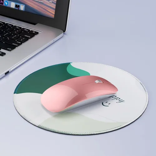 Vista 7 de Uiosmuph Ratón inalámbrico G11, mouse de computadora recargable USB C, ratones silenciosos delgados de 2.4 GHz óptico con receptor USB Nano y Oro