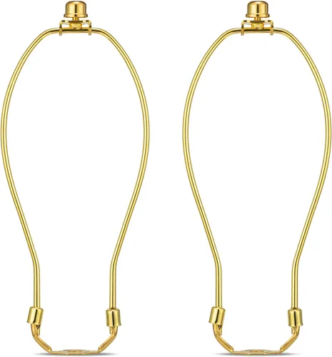 Vista 10 de Kit de soporte de arpa de lámpara de 8 pulgadas con remate y base de sillín desmontable de alta resistencia, juego de 2 accesorios de iluminación