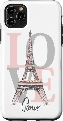 Vista 13 de Funda para iPhone 16 Paris Eiffel Tower - Love Paris Cute Trendy