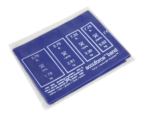 Vista 8 de CanDo 10-5918 AccuForce - Banda de ejercicio, rollo de 6 yardas, juego de 5 piezas, amarillo a negro