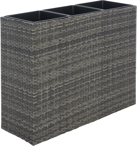Vista 9 de SAFAVIEH Rita - Soporte para plantas de mimbre beige de 3 niveles con cestas, estante vertical para macetas para patio, balcón, jardín, 32.28
