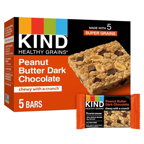 Vista 17 de KIND HEALTHY GRAINS Granola, snack saludable, granola de vainilla y arándanos con semillas de lino, mezcla de aperitivos, 3 unidades, 33 onzas