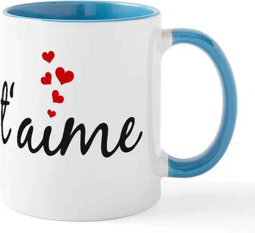 Vista 9 de CafePress Taza de café de cerámica con bandera francesa de 11 oz (11.0 fl oz)