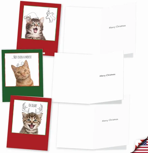Vista 3 de The Best Card Company Mini-XS-G-3 Tarjetas de Navidad