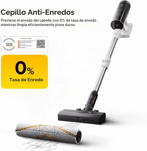 Vista 3 de roborock Aspiradora inalámbrica H60 Pro-N, 90° flexible, 80 minutos