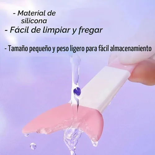 Vista 7 de 3 plantillas de delineador de ojos, protector de rímel, herramienta aplicadora de delineador de ojos de silicona, herramienta de maquillaje