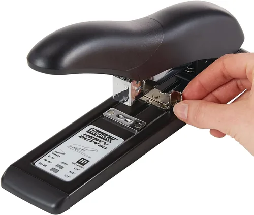 Vista 6 de Rapid 73159 Rapid - Engrapadora resistente para 80 hojas, capacidad para 80 hojas, color negro