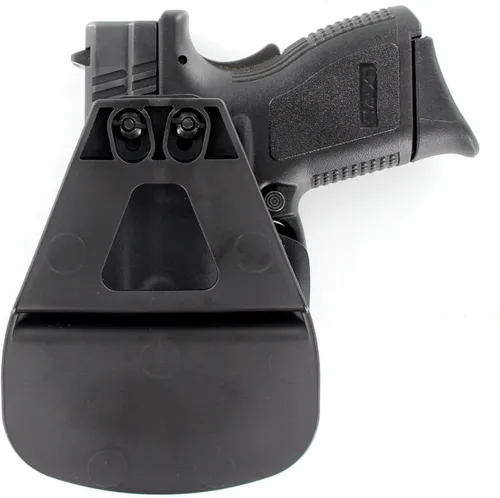 Vista 4 de R&R Holsters (Negro) Funda para cinturón exterior Funda de pala OWB se ajusta