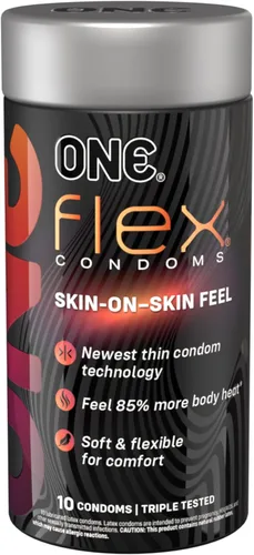 Vista 11 de ONE Preservativos Flex - Preservativos de próxima generación mejorados con grafeno, el material más delgado y fuerte del mundo& # x2019 Sensación