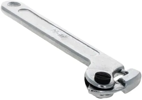Vista 3 de Utoolmart Herramienta de llave C, 3/4-2 pulgadas (0.748-2.008 in) llave de gancho ajustable de cromo vanadio (nariz redonda), 1 unidad