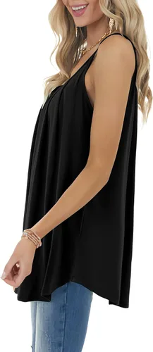 Vista 4 de Geifa - Camisetas sin mangas de verano para mujer, trajes de vacaciones, ropa a la moda