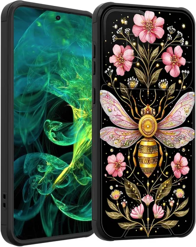 Vista 322 de Funda para Galaxy A16 5G con cubierta para cámara deslizante, resistente de doble capa, híbrida, a prueba de golpes, funda protectora resistente