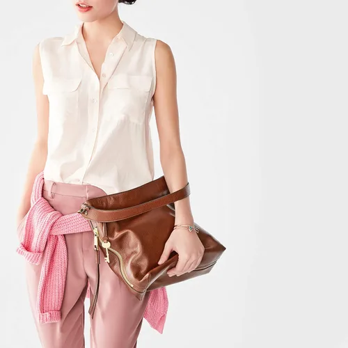 Vista 7 de Fossil Bolso pequeño tipo Hobo para mujer Maya