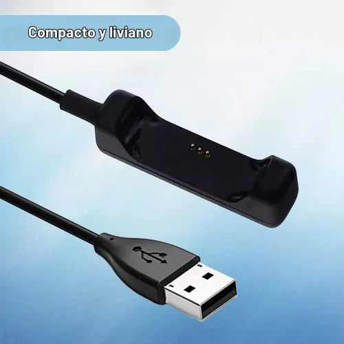 Vista 4 de Cable de carga para Fitbit Flex 2, cable de carga USB para Fitbit Flex 2 (paquete de 2, 11.8 in/1 pie)