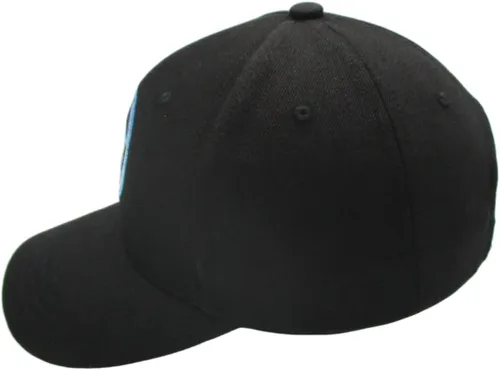 Vista 3 de Gorra guatemalteca basseball Negra Negro, Negro