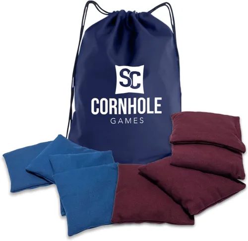 Vista 16 de Bolsas de cornhole resistentes al clima (juego de 8) - Tamaño/peso profesional de regulación (16 oz) - Uso en tableros de cornhole profesionales