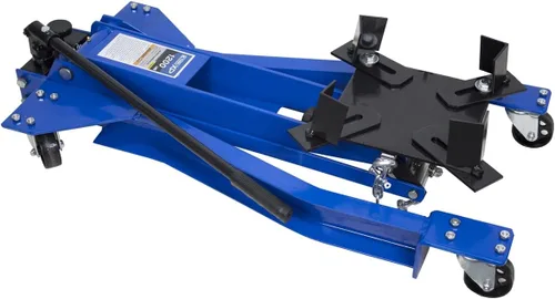 Vista 4 de K Tool International XD63515 Gato de transmisión de perfil bajo para garajes, talleres de reparación y bricolaje, 31.5" de altura, inclinación