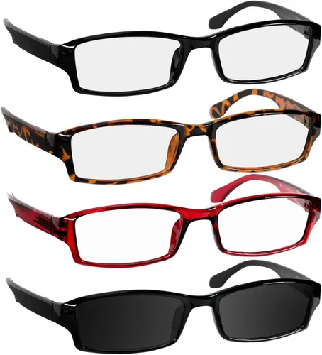 Vista 12 de TruVision Readers Gafas de lectura, bisagras de resorte cómodas para hombres y mujeres, 9501HP
