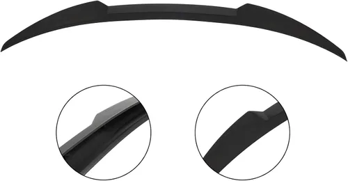 Vista 9 de SCITOO Ventana trasera ABS para 2015-2018 para Hyundai Elantra Alerón Negro Brillante Compatible with 2015-2018 For Hyundai For Elantra