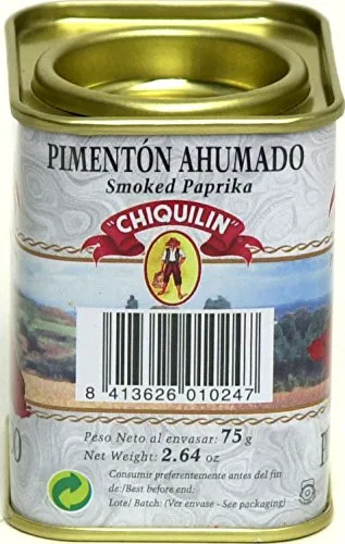 Vista 2 de Lata de pimentón ahumado Chiquilin 2.64oz (paquete de 3)
