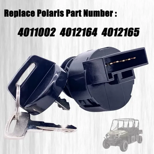 Vista 4 de 4012165 Interruptor de llave de encendido para Polaris Ranger Sportsman RZR 170 300 325 400 425 450 500 550 570 600 700 800 850 900 1000 4x4 Crew XP