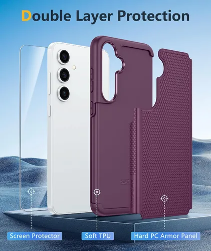 Vista 792 de FNTCASE Funda para iPhone 17 Pro: Fundas delgadas translúcidas de color azul claro compatibles con MagSafe, protección completa de la cámara