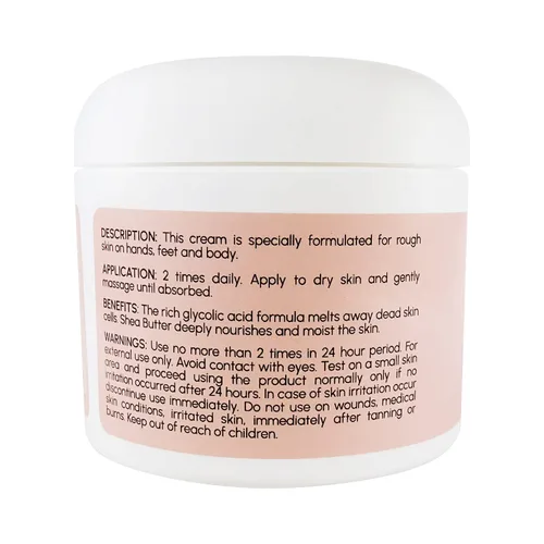 Vista 3 de Crema hidratante glicólica de manteca de karité para manos y pies 4 oz / 4.0 fl oz