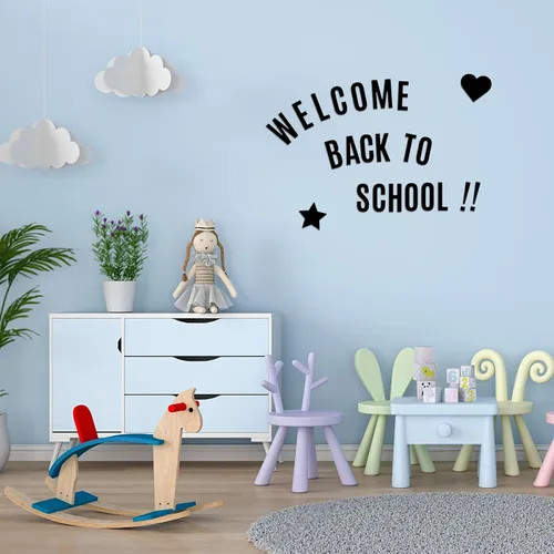 Vista 5 de 24 hojas de calcomanías de letras, 2.5 pulgadas, kit de letras de vinilo autoadhesivas, números negros para buzón, aula, hogar, puerta, ventana